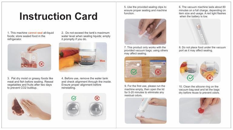 FEPPO Handheld Food Vacuum Sealer