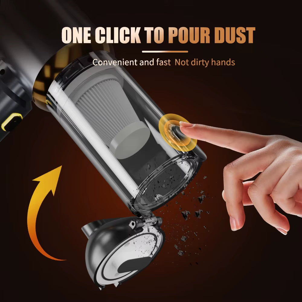 2025 NEW Car Vacuum Cleaner Powerful Mini 998000PA Portable Vacuum Cleaner for Home Appliance Handheld Blower Car Cleaner