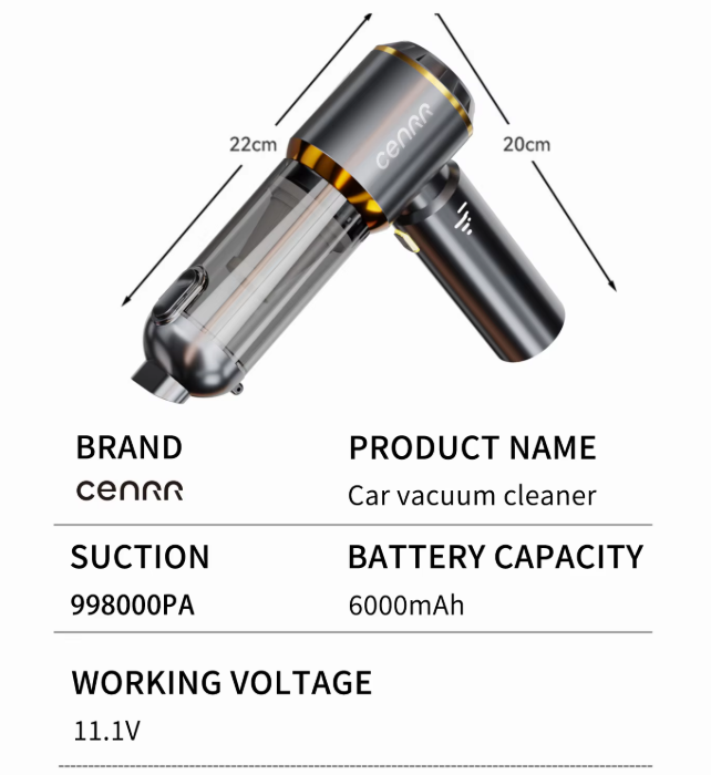 Cenrr Cordless Vacuum & Blower