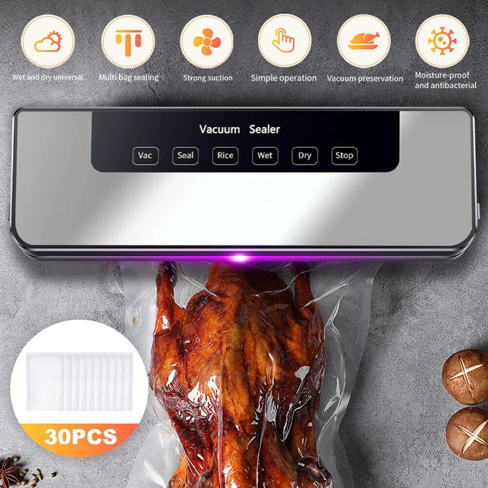 Commercial Vacuum Sealer Machine Seal a Meal Food Saver System Tool with 30 Free Bags 2024
