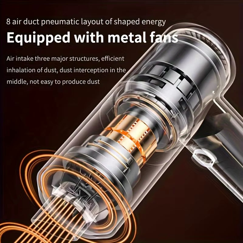 Wireless 690000Pa Car Vacuum Portabale Cleaner Cordless Handheld Vacuum High-Power Vacuum Cleaner for Home Office Car