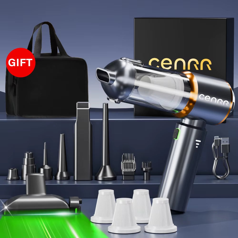 2025 NEW Car Vacuum Cleaner Powerful Mini 998000PA Portable Vacuum Cleaner for Home Appliance Handheld Blower Car Cleaner